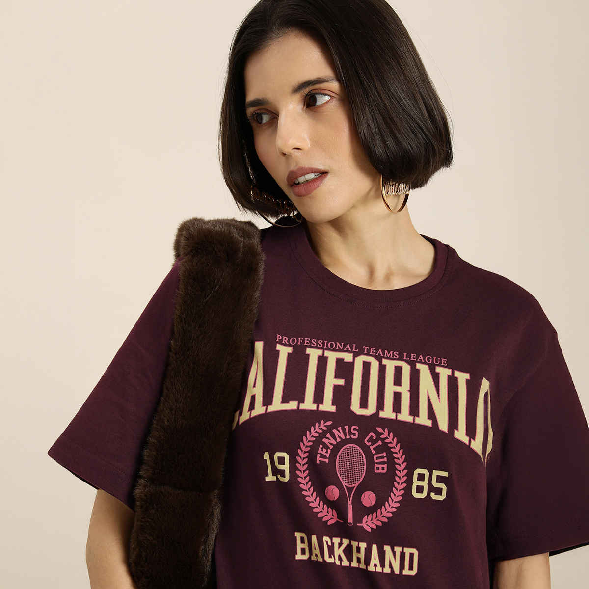 Dillinger Women's T-shirt | WMNCR133WINE | Wine - XL