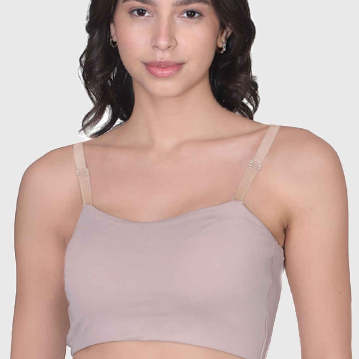 D'chica AdjustaBle Nylon Elastane Bra Strap For Women | Pack of 3 | Transparent - Free Size