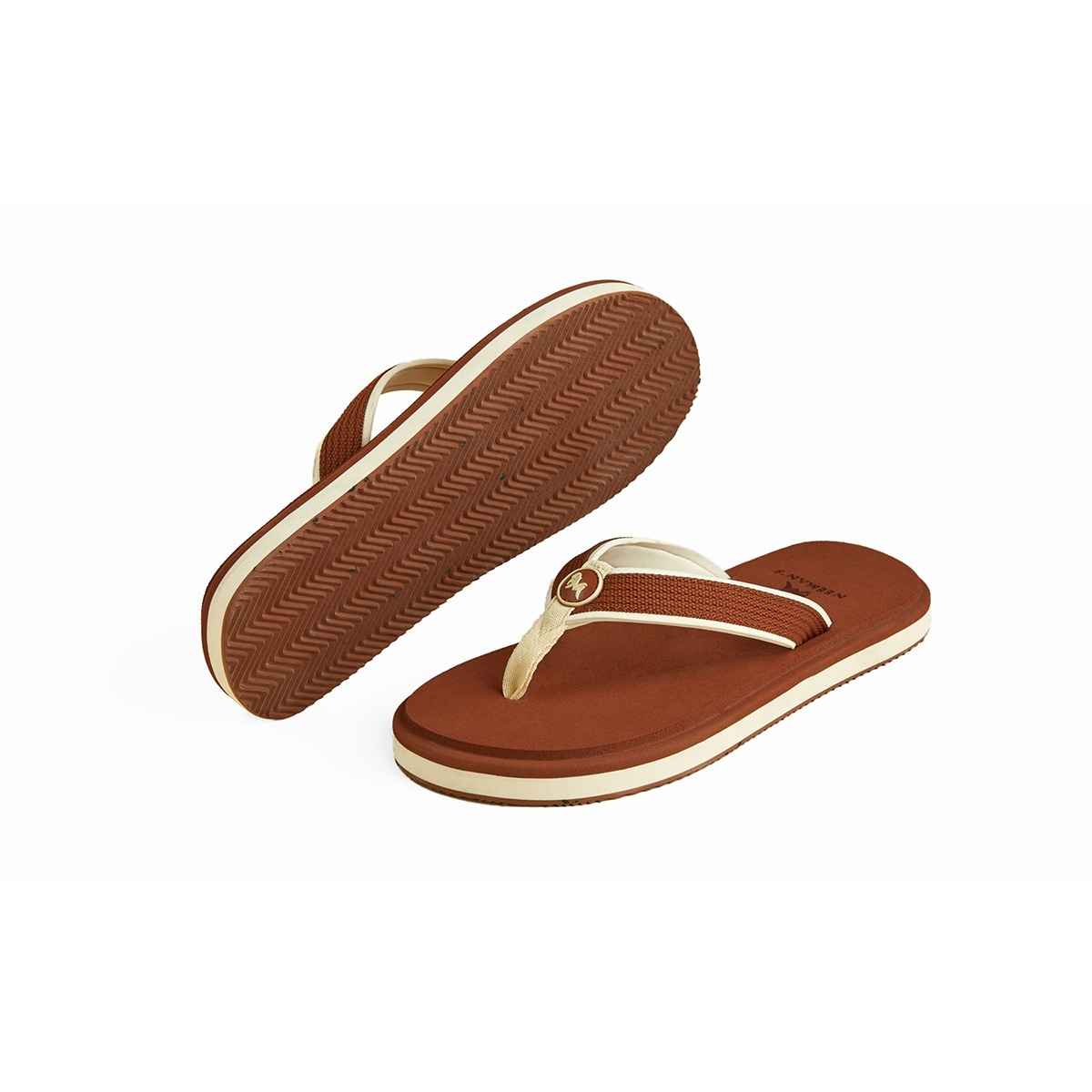 Neeman's Eco Fluffy Men's Rubber Flip Flops - UK 9 | Ultra Soft