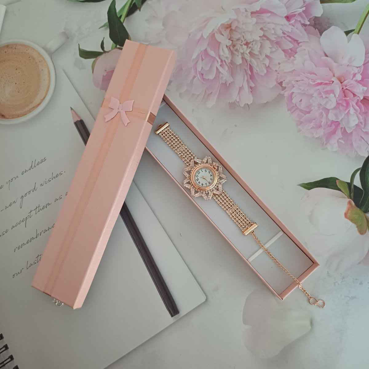 Women Wrist Watch - Rose Gold