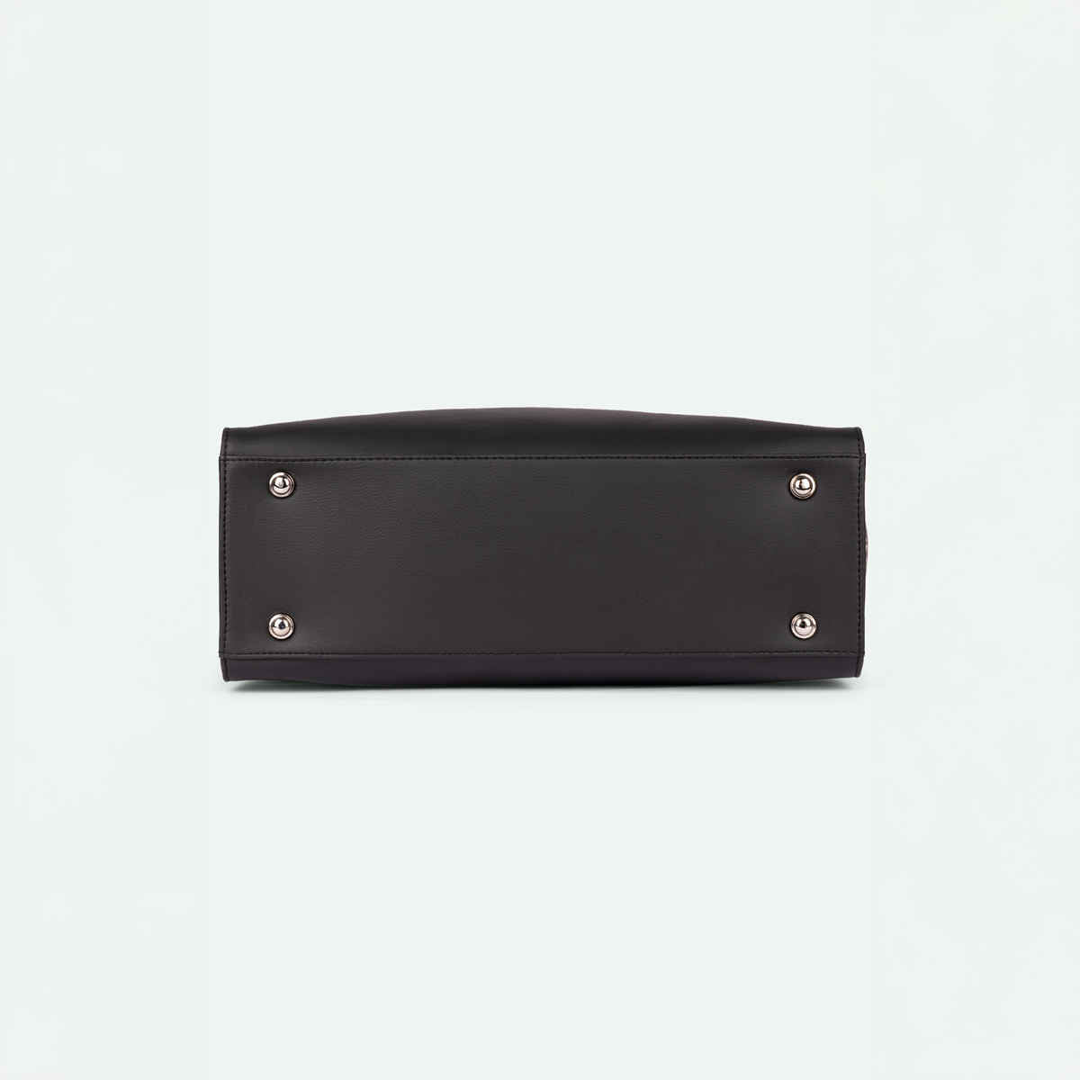 Zouk Kashmiri Tulips Classic Business Bag - Black and Pink