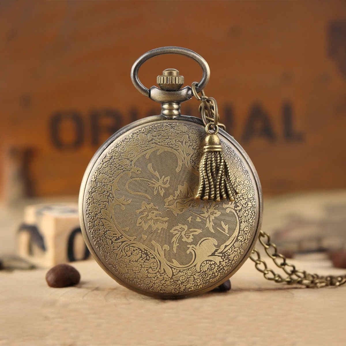 Youbella Pocket Watch For Husband Unique Gift Dual Purpose Stainless Clock For Men (Ybwatch - 0033)