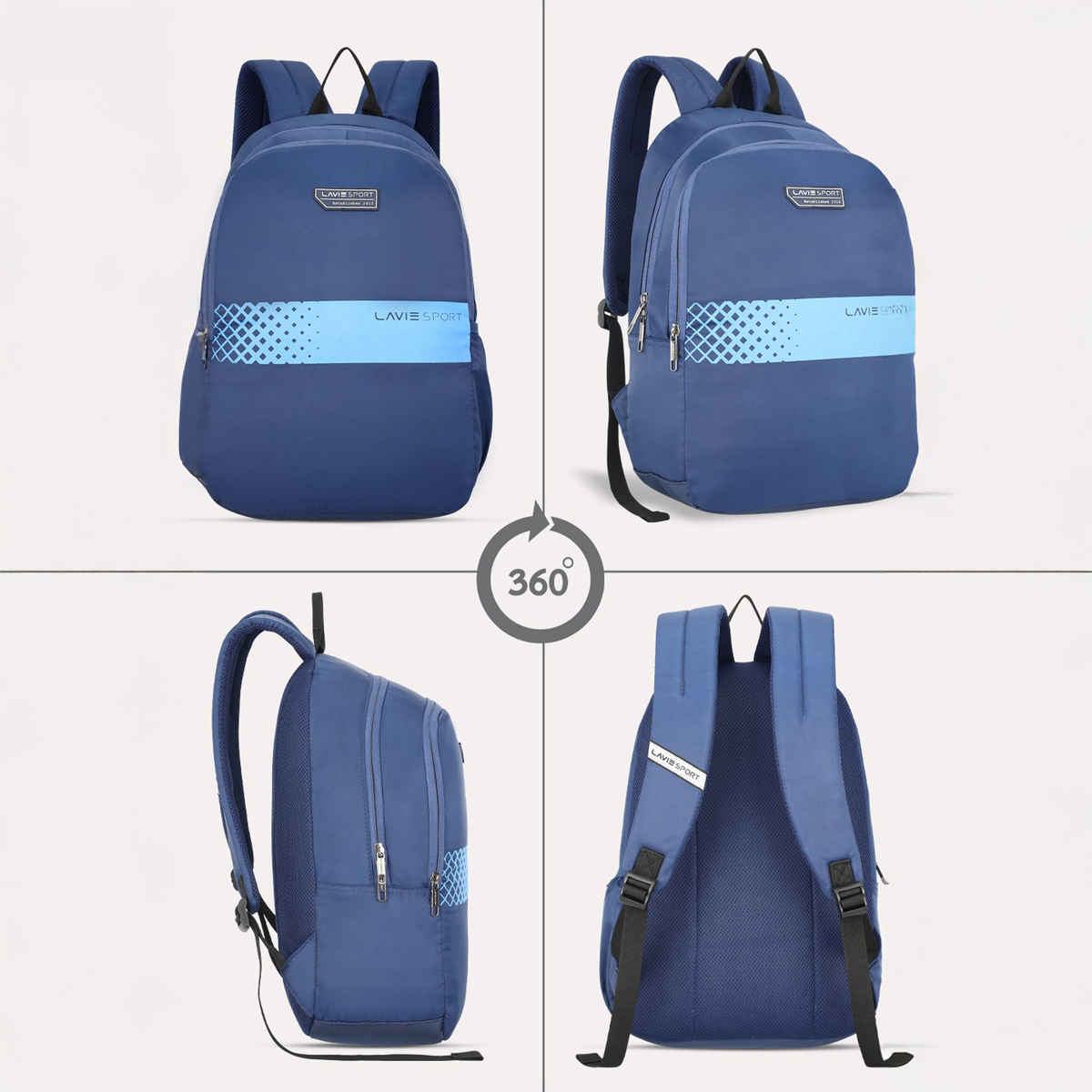 Lavie Sport Speedo 23L College Backpack | Unisex | Navy