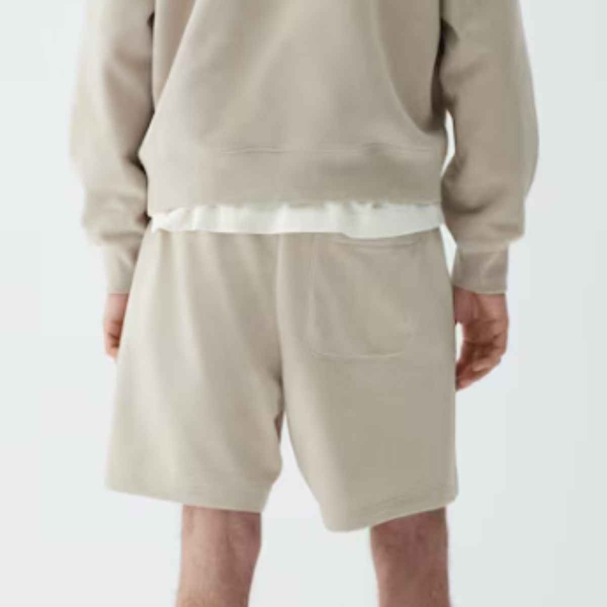 EQL Men's Pure Cotton Shorts | Beige - XXL