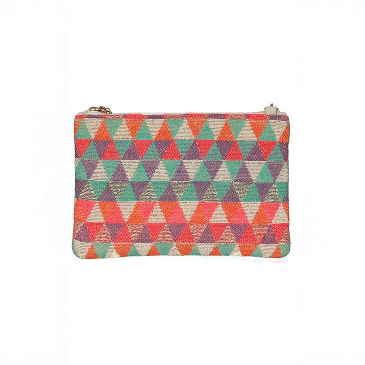 Priyaasi Women's Geometric Fabric 1 L Sling Bag | Multicolour - One Size