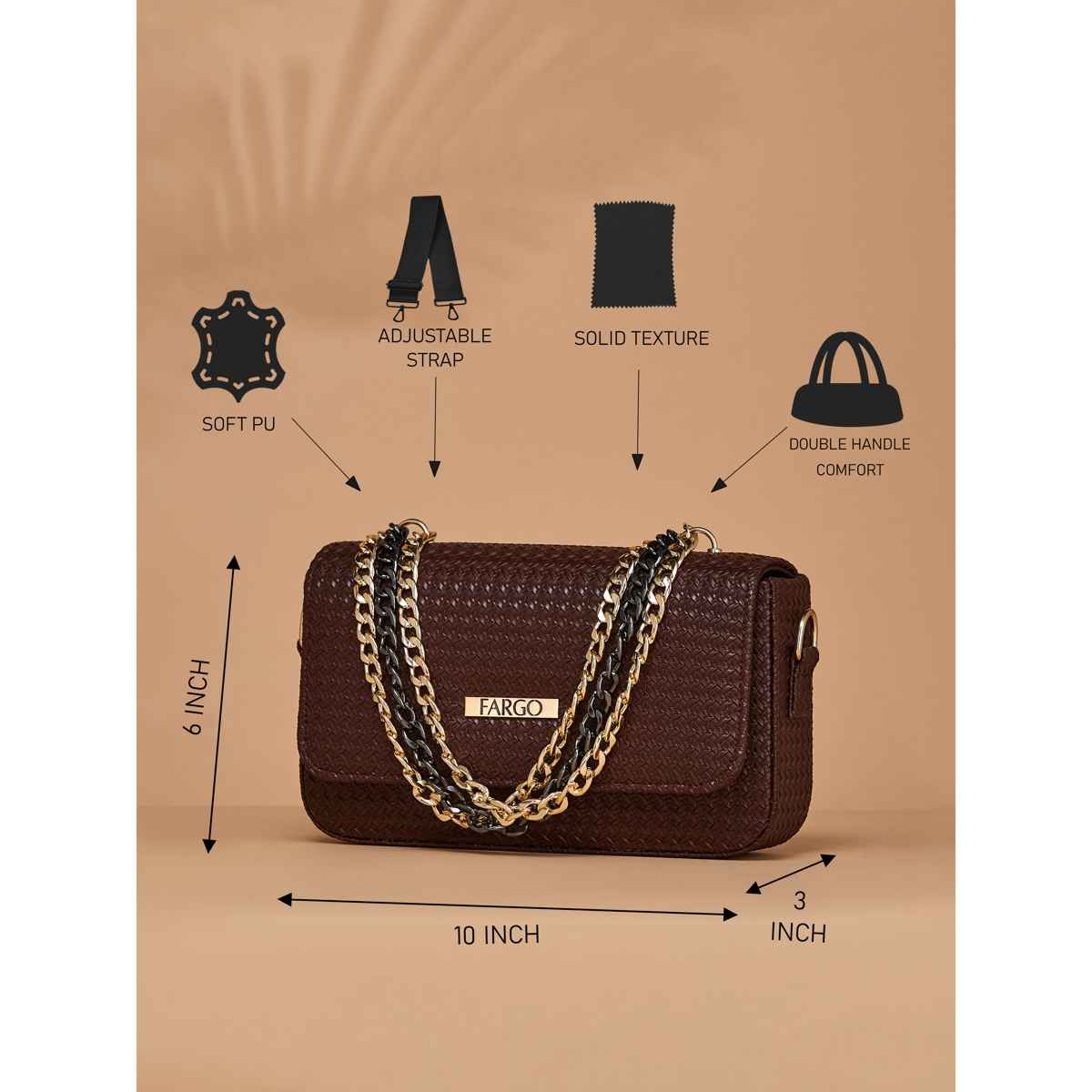 Fargo Women's Sling Bag | Brown