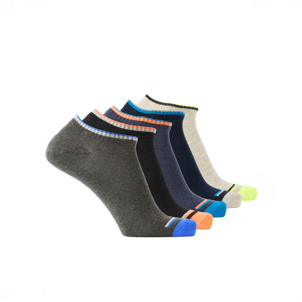 Lux Mozze Men's Solid Cotton Socks | Assorted - Free Size