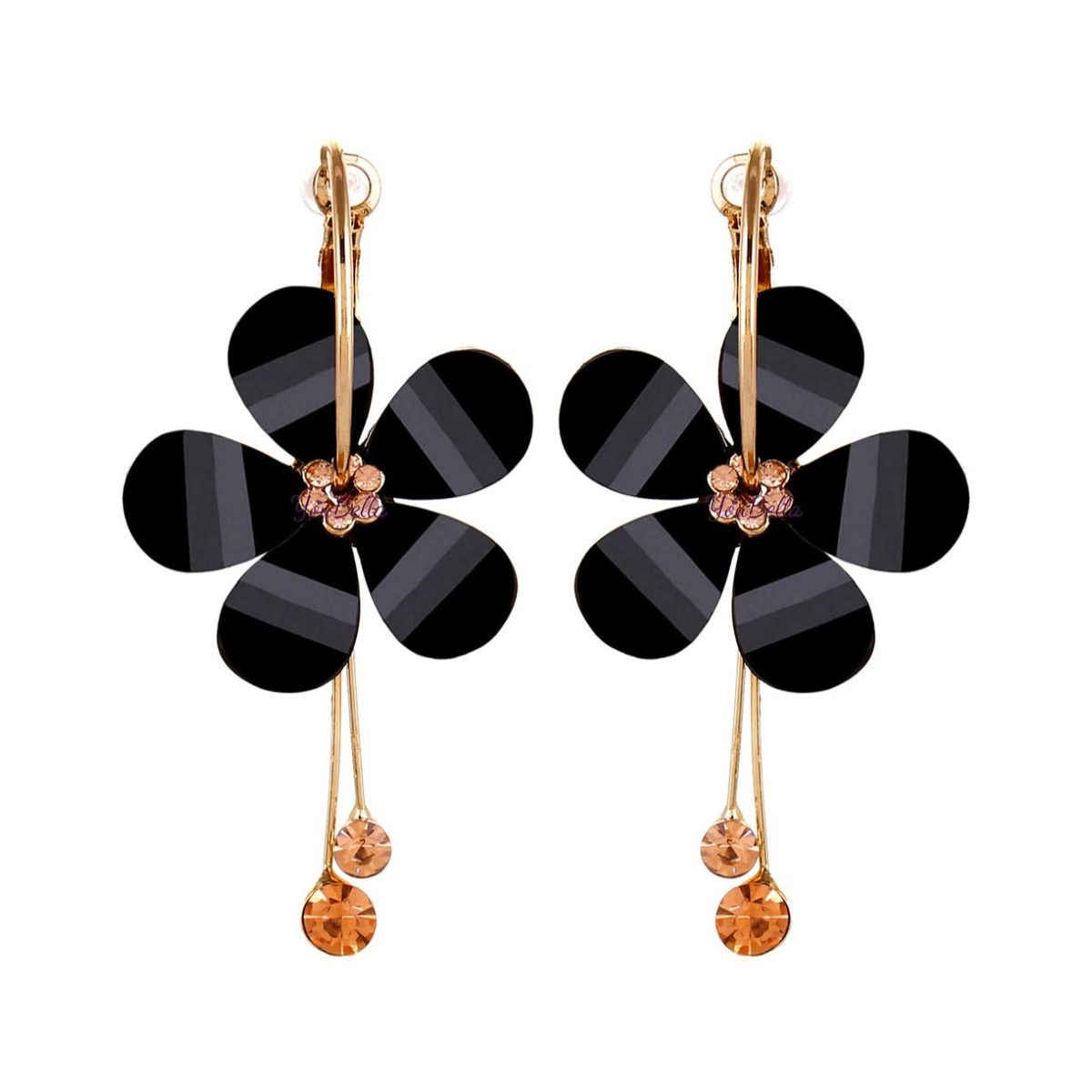 YouBella Stylish Party Wear Jewellery Gold Plated Drop Earrings for Women (YBEAR - 31192)