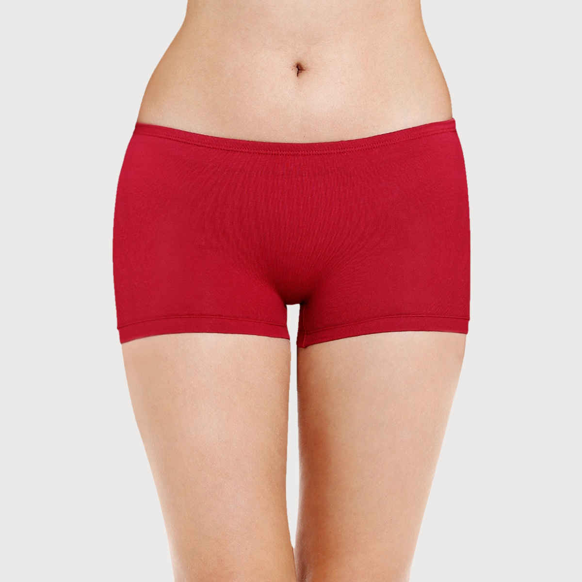 Bodycare Cotton Spandex Solid Bodyshorts - Pack of 1 I Assorted - 100