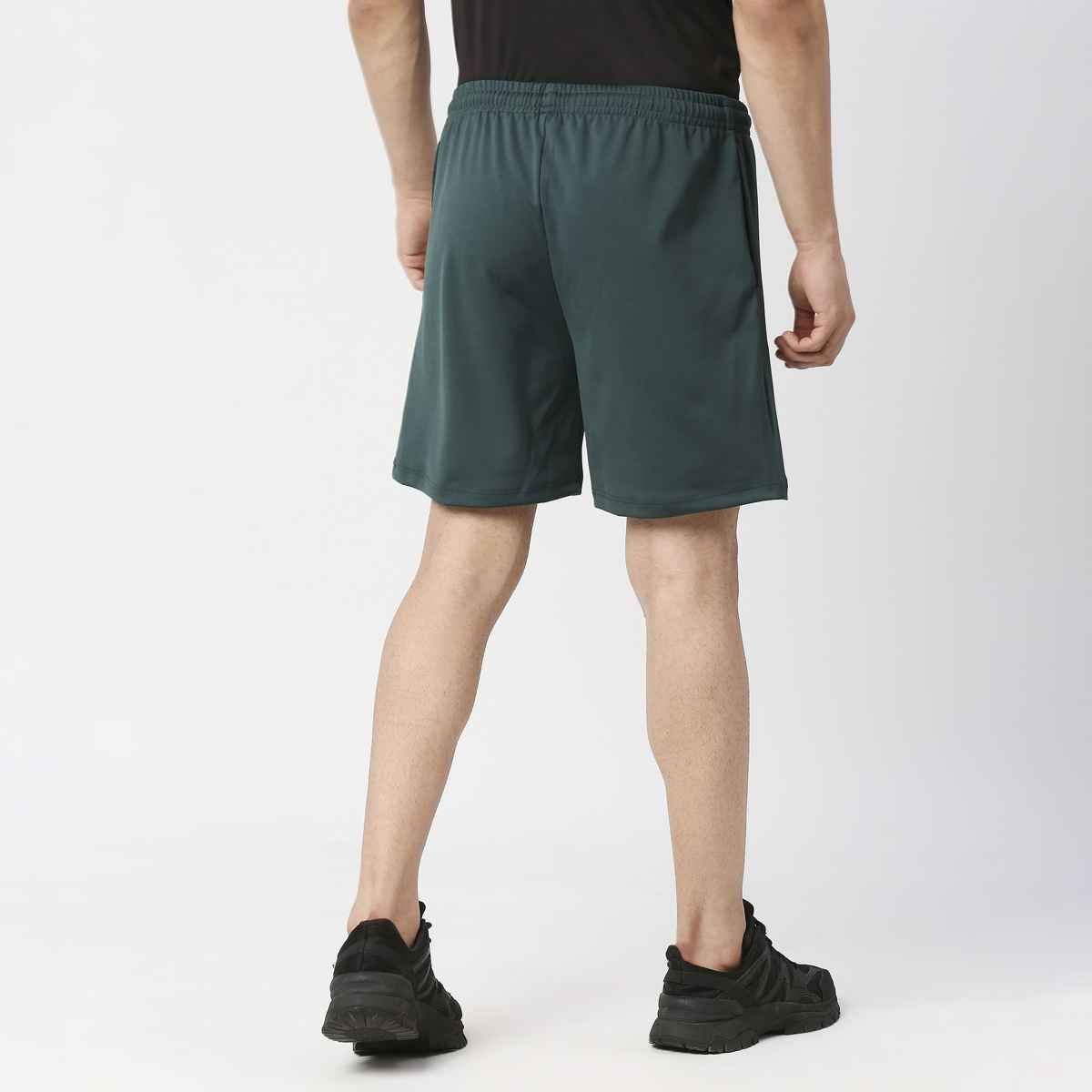 PlayR Men's Running Run Shorts 92% Polyester 8% Spandex | Forest Green - M