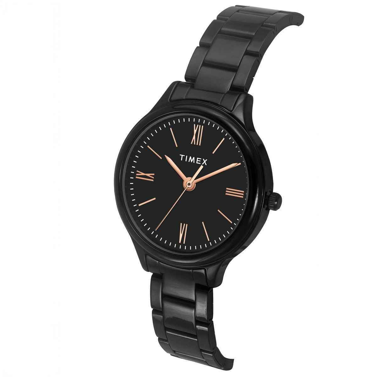 TIMEX Women's Black Round Dial Analog Watch | TWTL121SMU05