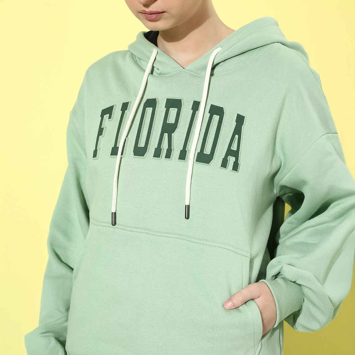 Dillinger Women's Sweatshirt | Dlwmnhd008P | Green - XS