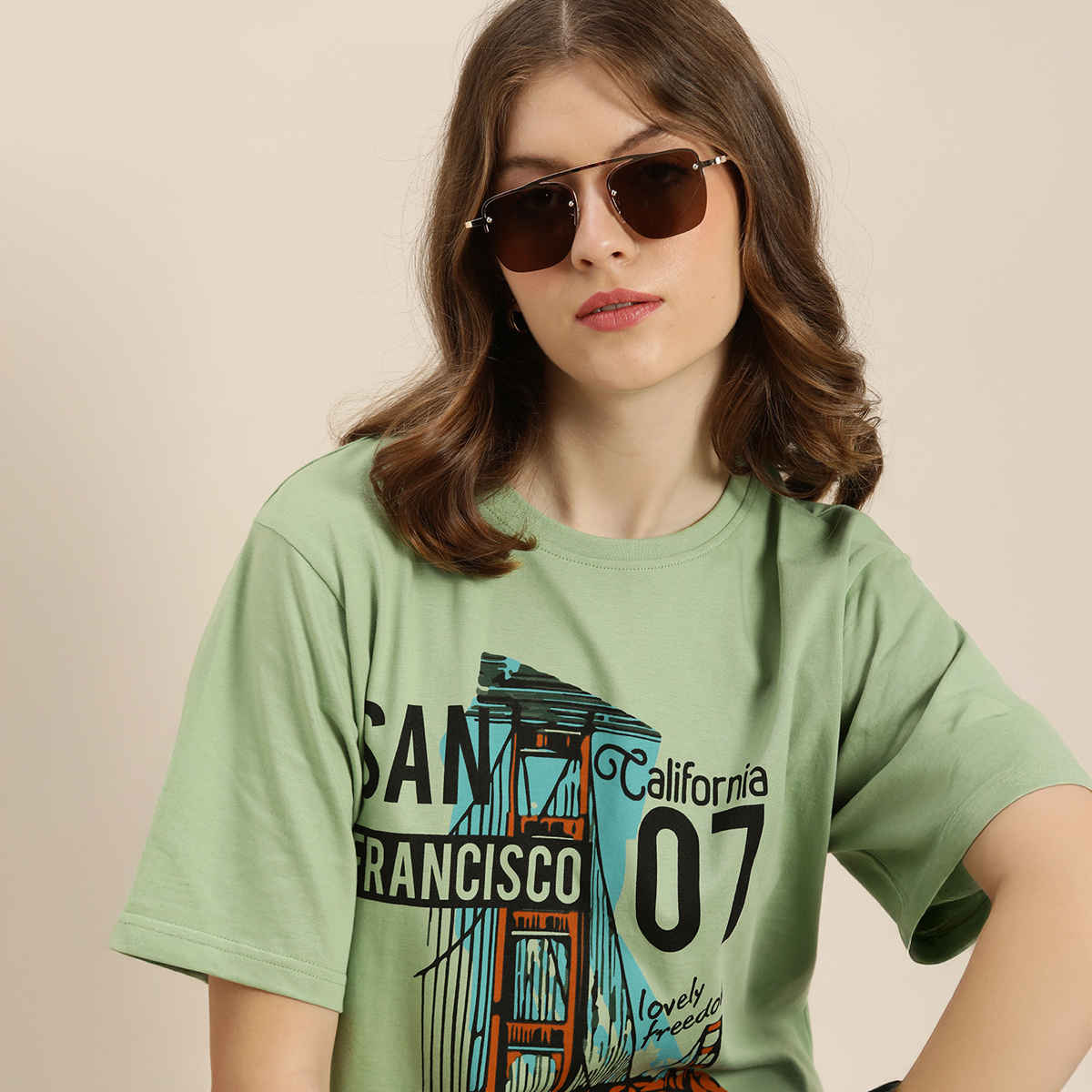 Dillinger Women's T-shirts | WMNCR103PGRN | Pista Green - M
