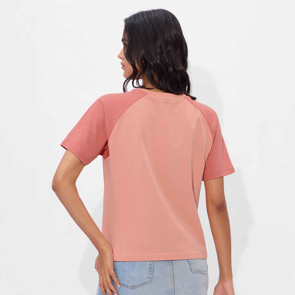 The Souled Store Women's TSS Originals I Don't Do Mornings Relaxed Fit T-shirt | Pink - M