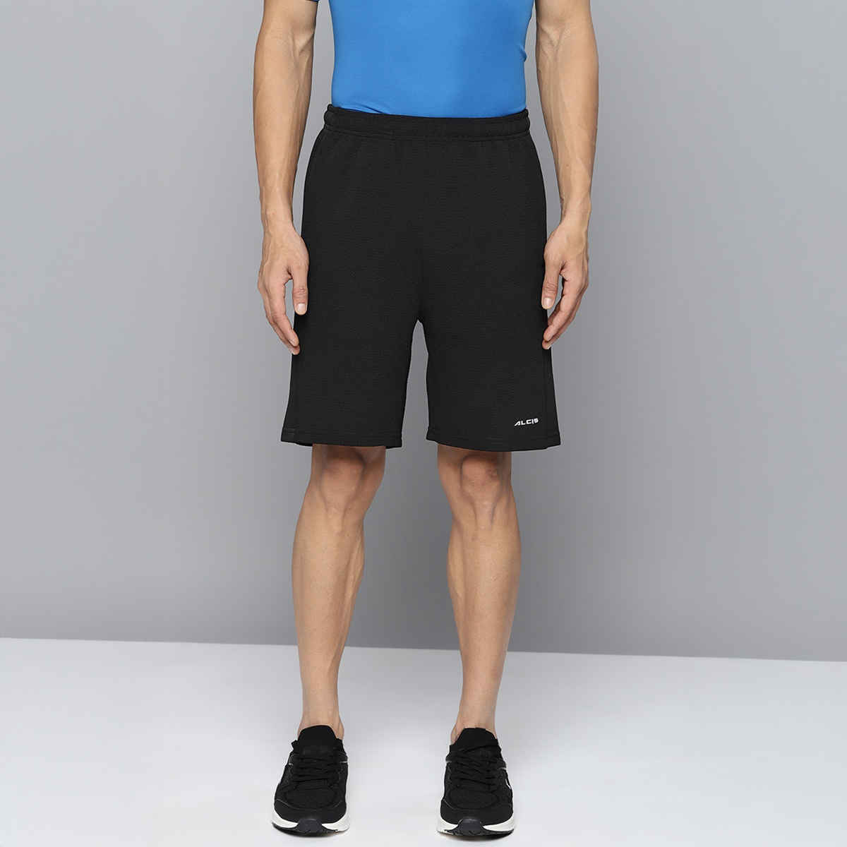 Alcis Men's Waffle Shorts | Black | S