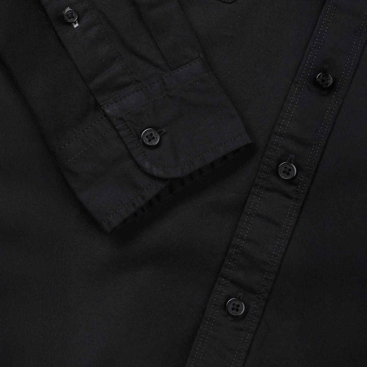 USPA Cotton Casual Shirt For Men - Black - M