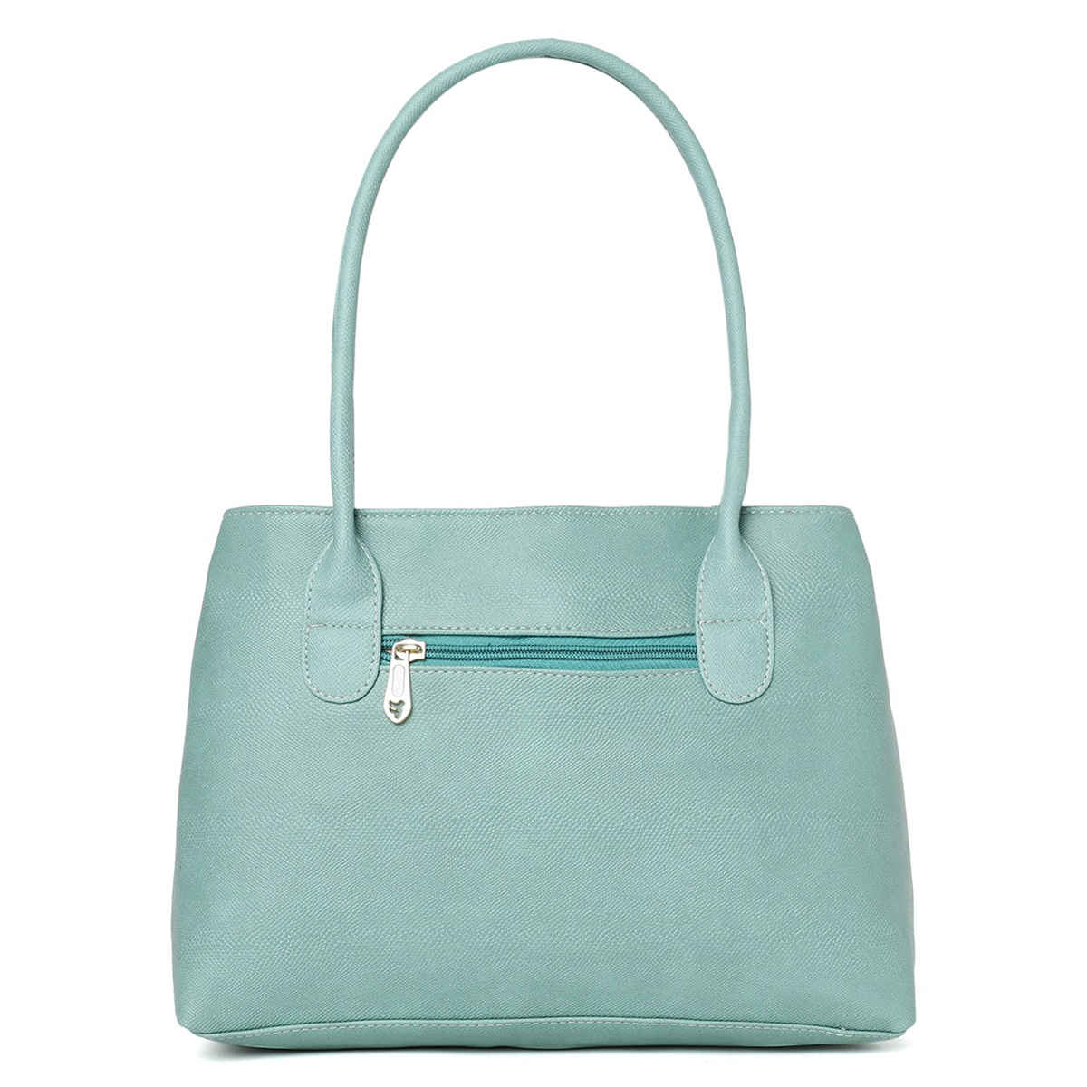 Fostelo Women's Leather Feathers Handbags Shoulder Hobo Bag Ladies Purse | Light Grey | Medium