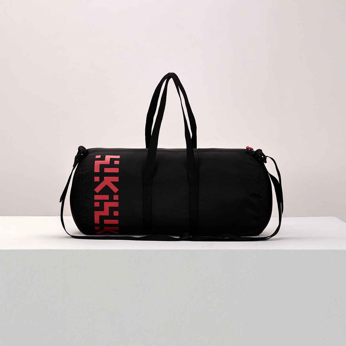 Wildcraft Unisex Solid Polyester Duffel Bag | Black - 23 cm