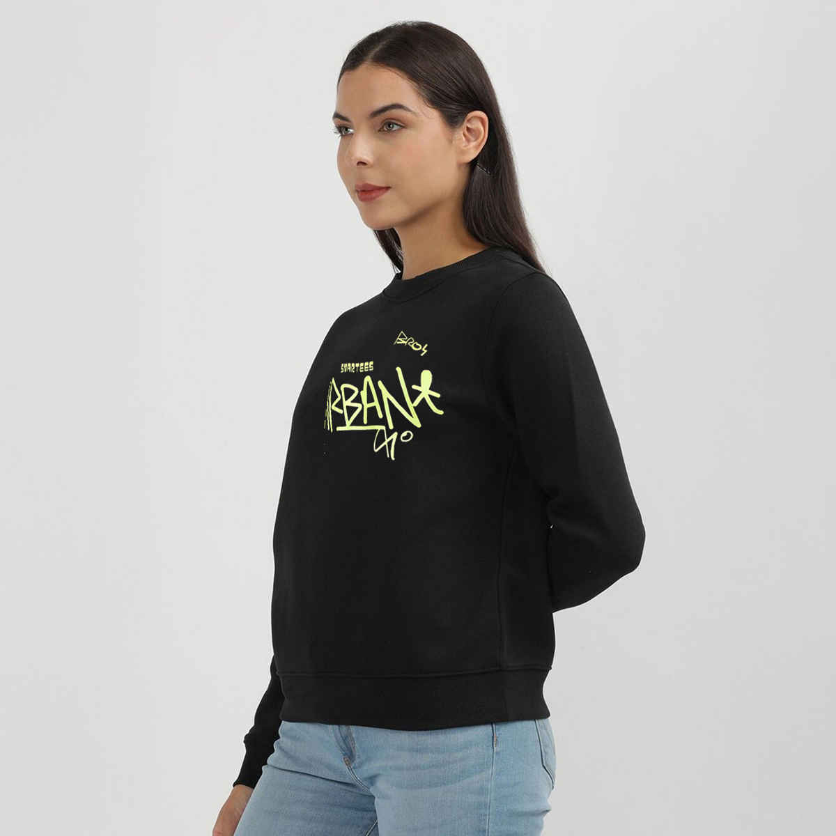 Smartees Women's Sweatshirt | SS RN Urban | Black - M