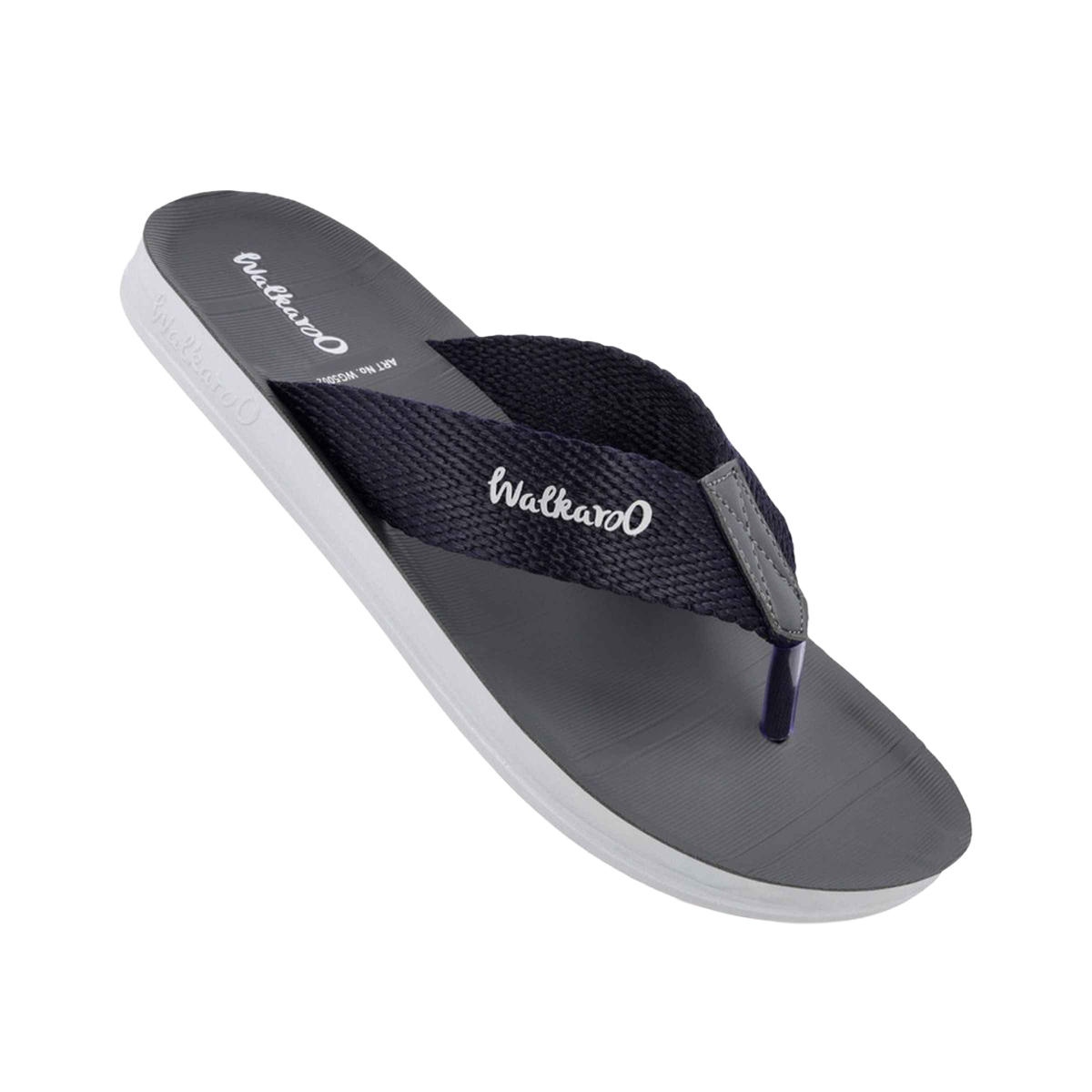 Walkaroo Men's Daily Wear Comfort Sandals - WG5002 Blue | UK10