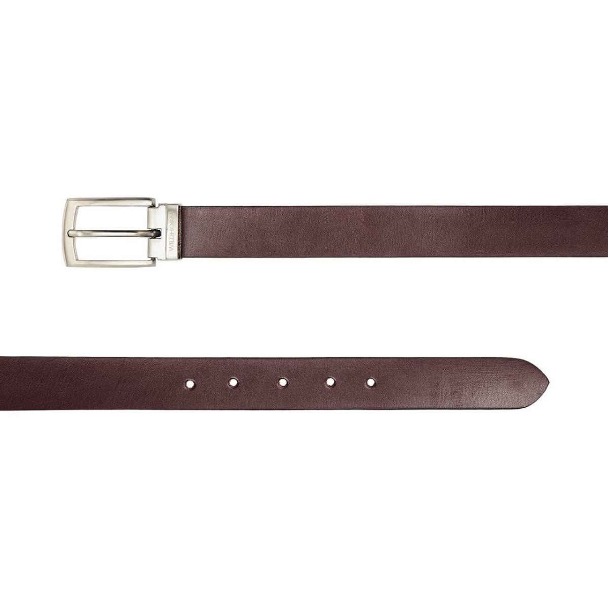 Wildhorn Men's Textured Leather Belt | Brown - Free Size