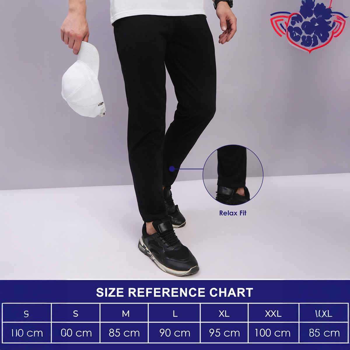 Lux Cozi Men's All-Day Comfort Premium Track Pants with Pockets | Black - M