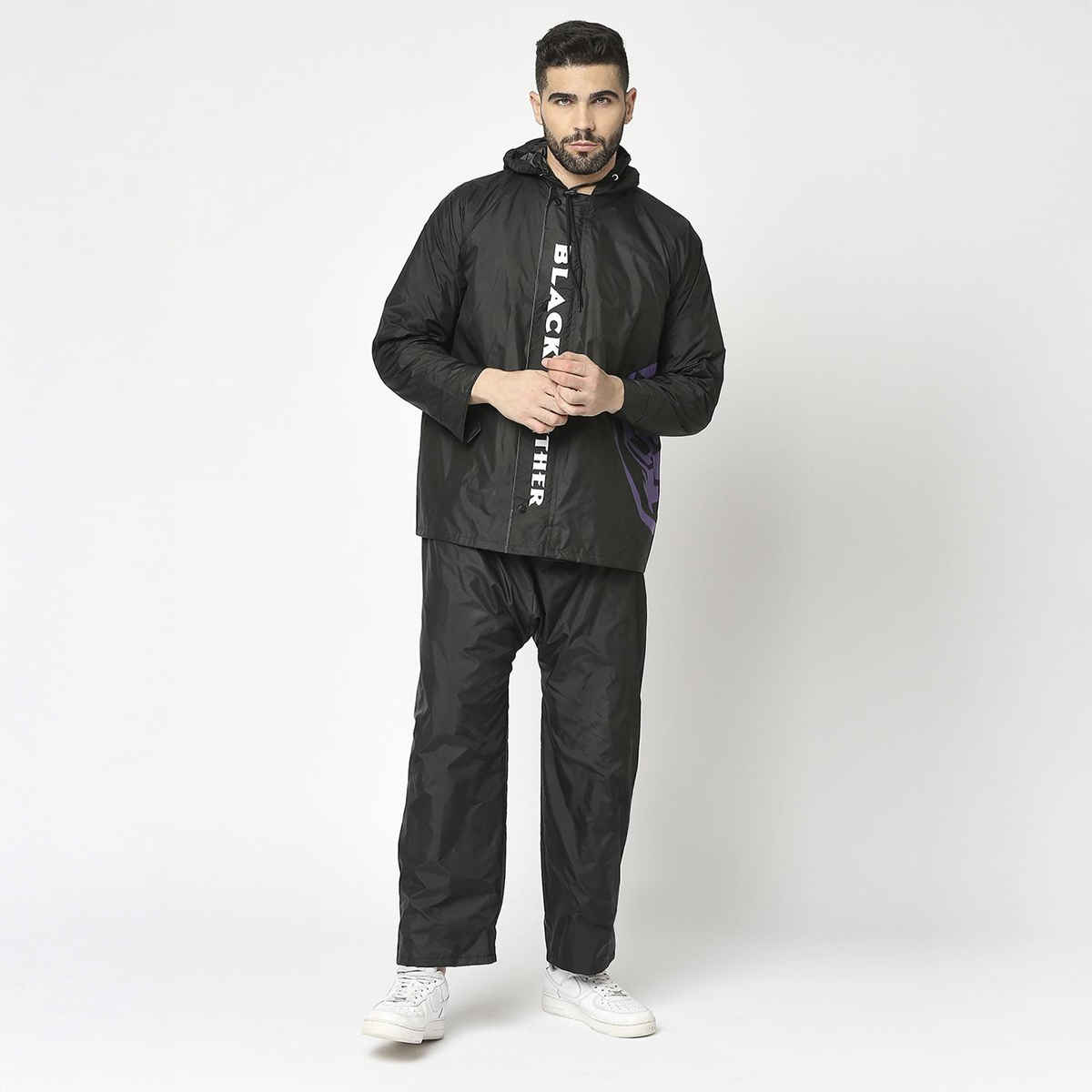 Citizen XL Reversible Black Panther Raincoat