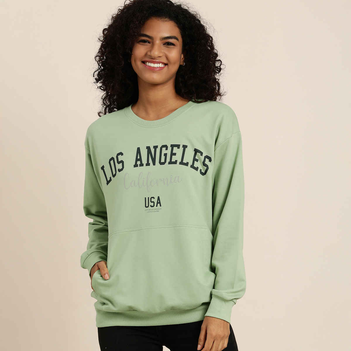 Dillinger Women's Sweatshirt | Dlwmnswt015P | Green - M