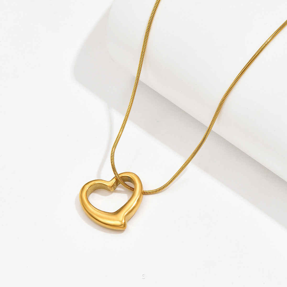 LabelShe Gold-Plated Heart Themed Pendant Necklace | LS-PS-26383