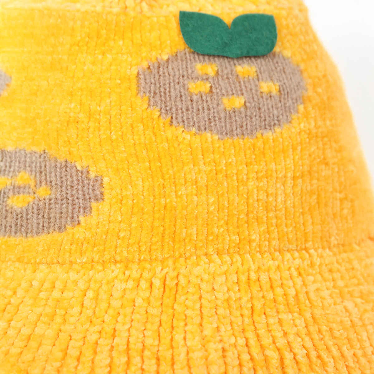 Fabseasons Unisex Faux Fur Bucket Hat | Yellow | 2 - 5 years