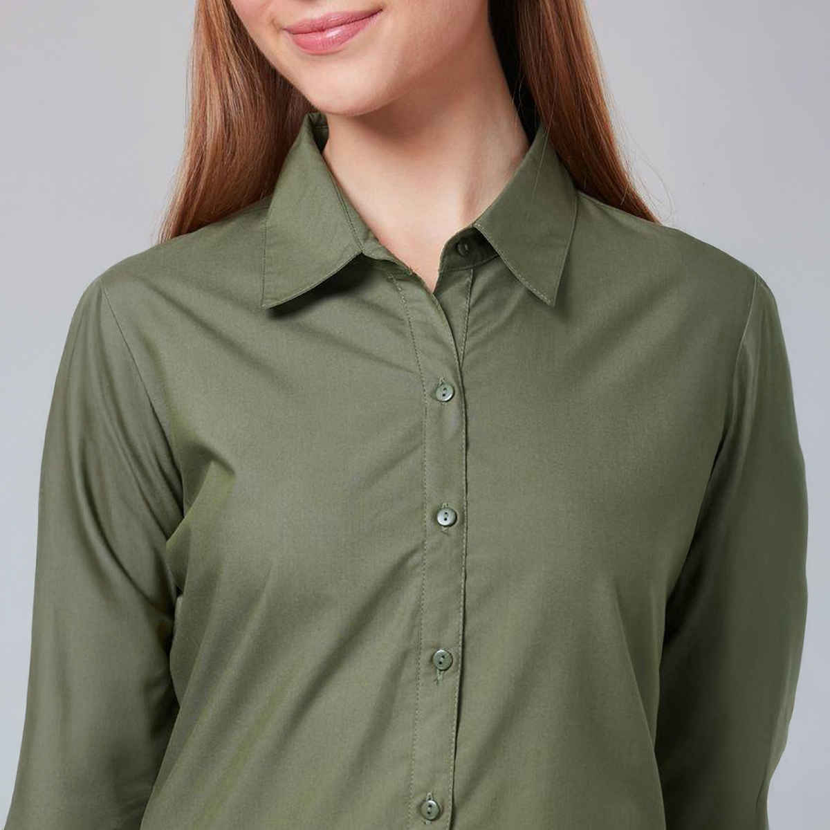 Style Quotient Women Smart Formal Shirt-M