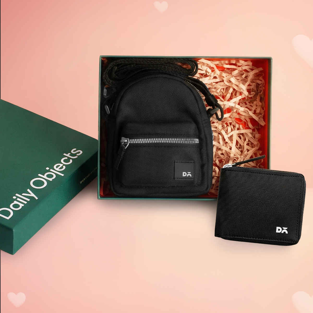 Daily Objects Sling Bag and Wallet Gift Box for Women