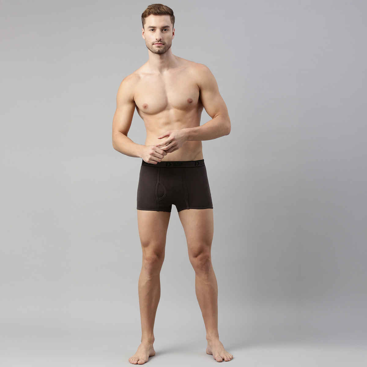 Dixcy Scott Originals Men'S Trunk Snug Fit Solid Innerwear (Multicolor-Pack Of 2)