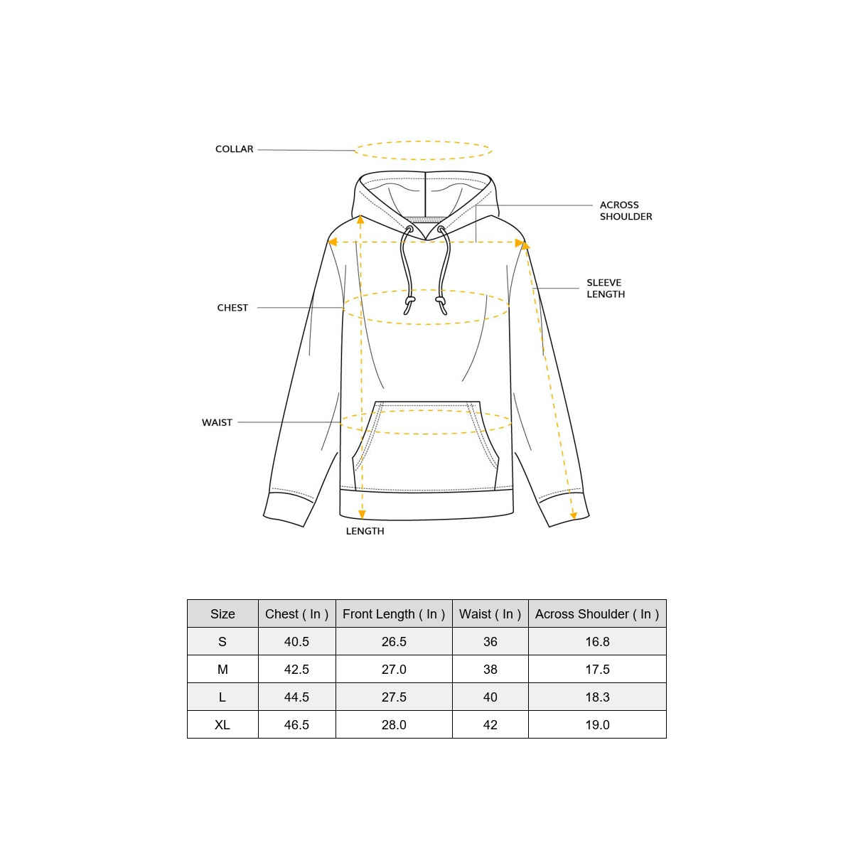 Highlander Men's Printed Hooded Sweatshirt | Black - L