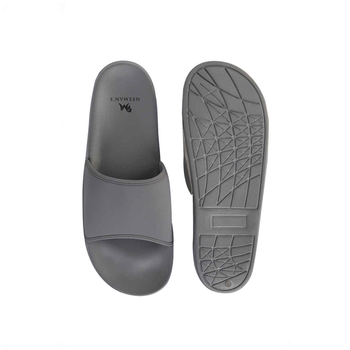 Neemans Unisex Eco Slides - Pebble Grey | UK 7