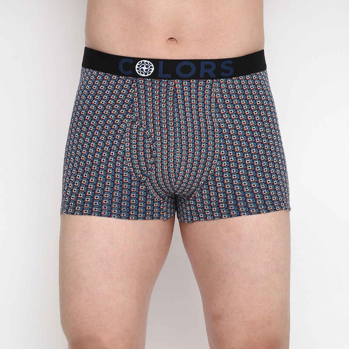 Rupa Colors Men's Front Open Printed Mini Trunk | Style 104 | Assorted - 80 cm