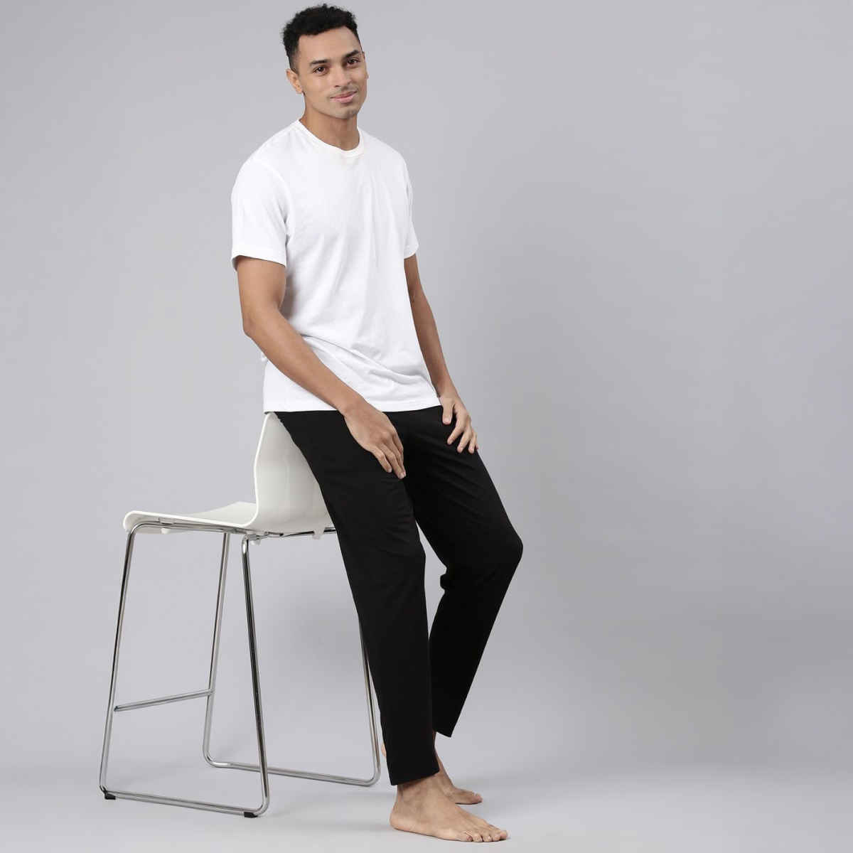 Pepe Jeans Mens Black Slim Fit Track pant - Pack of 1 (M) Comfort Fit, Soft Fabric, Breathable