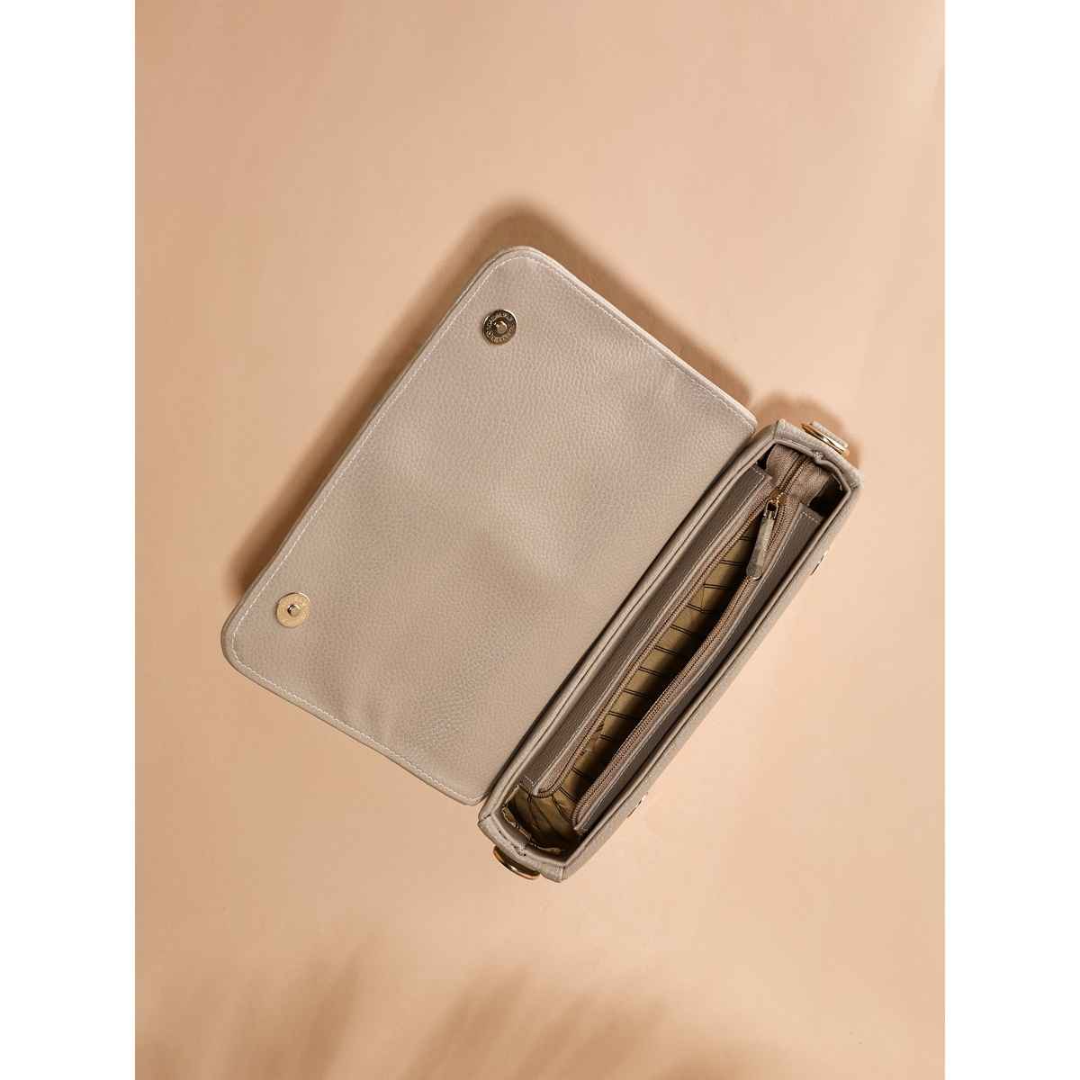Fargo Tan Sling Bag Women's Leatherette Sling Bag