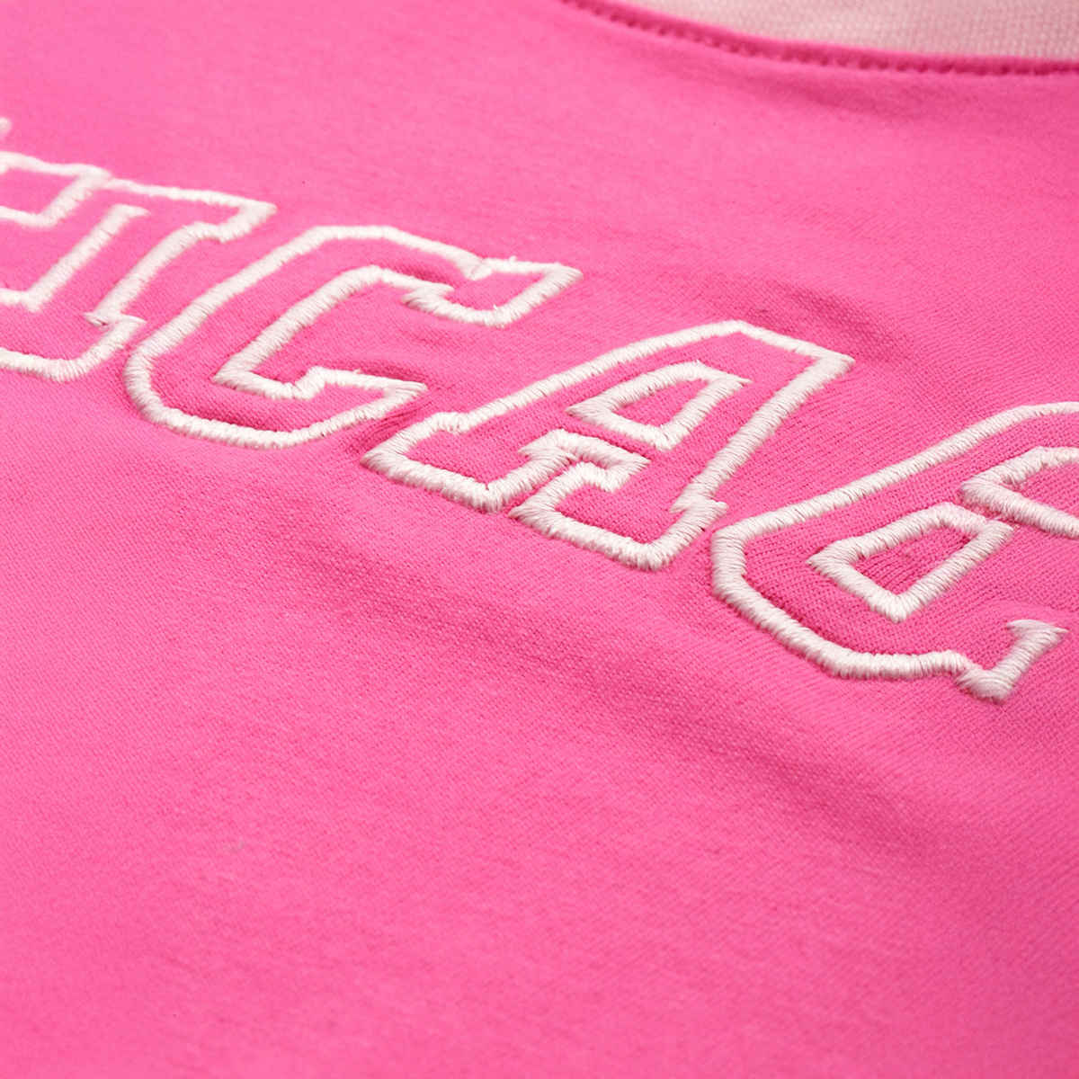Dillinger Women's Regular Fit Raglan Sleeve Embroidery T-shirt | Fuchsia - S