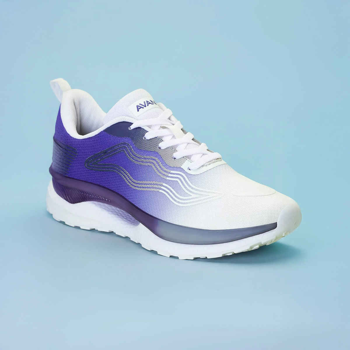 Avant Men's Hydra Sports Shoes | White and Blue - UK 7