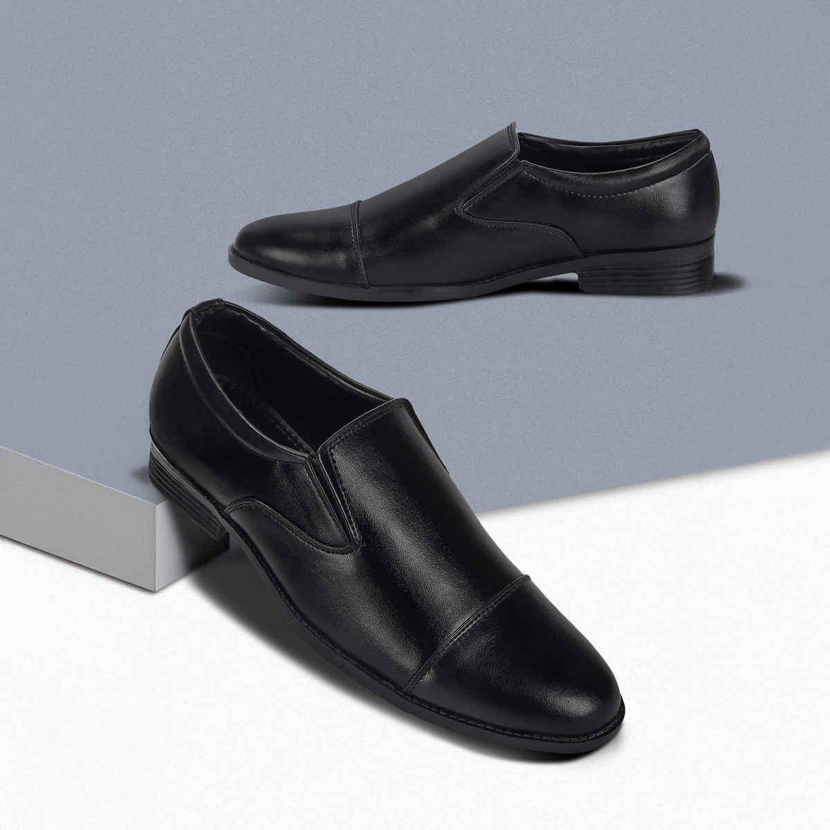 Paragon Men's Black Pvc Formal Shoes K11241G UK 8