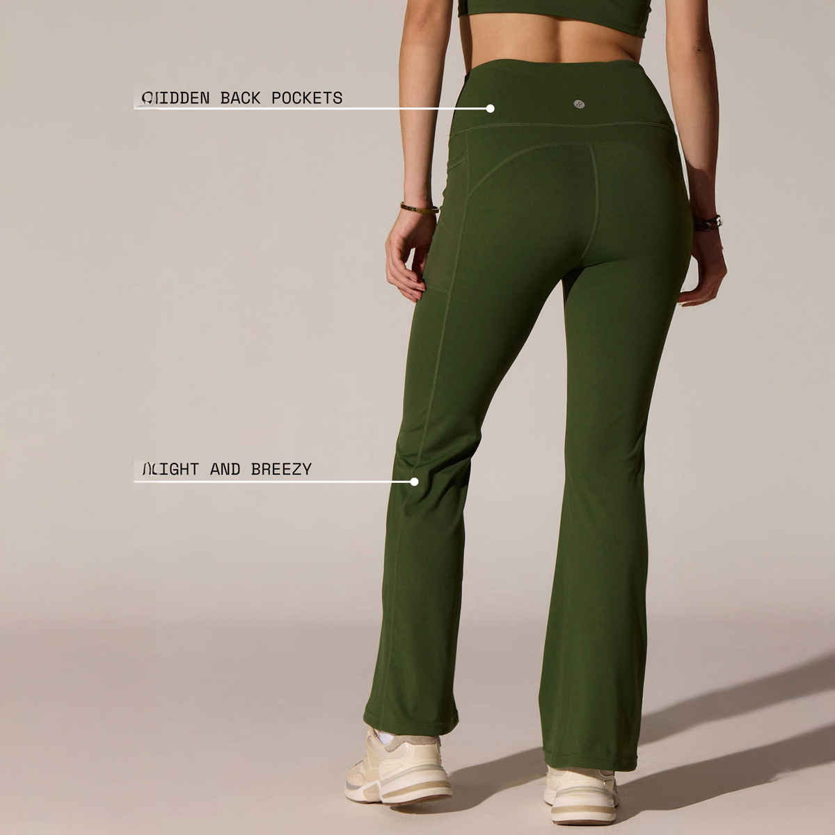 Cava Women's Flare Pants All-Day Flex | Olive - M