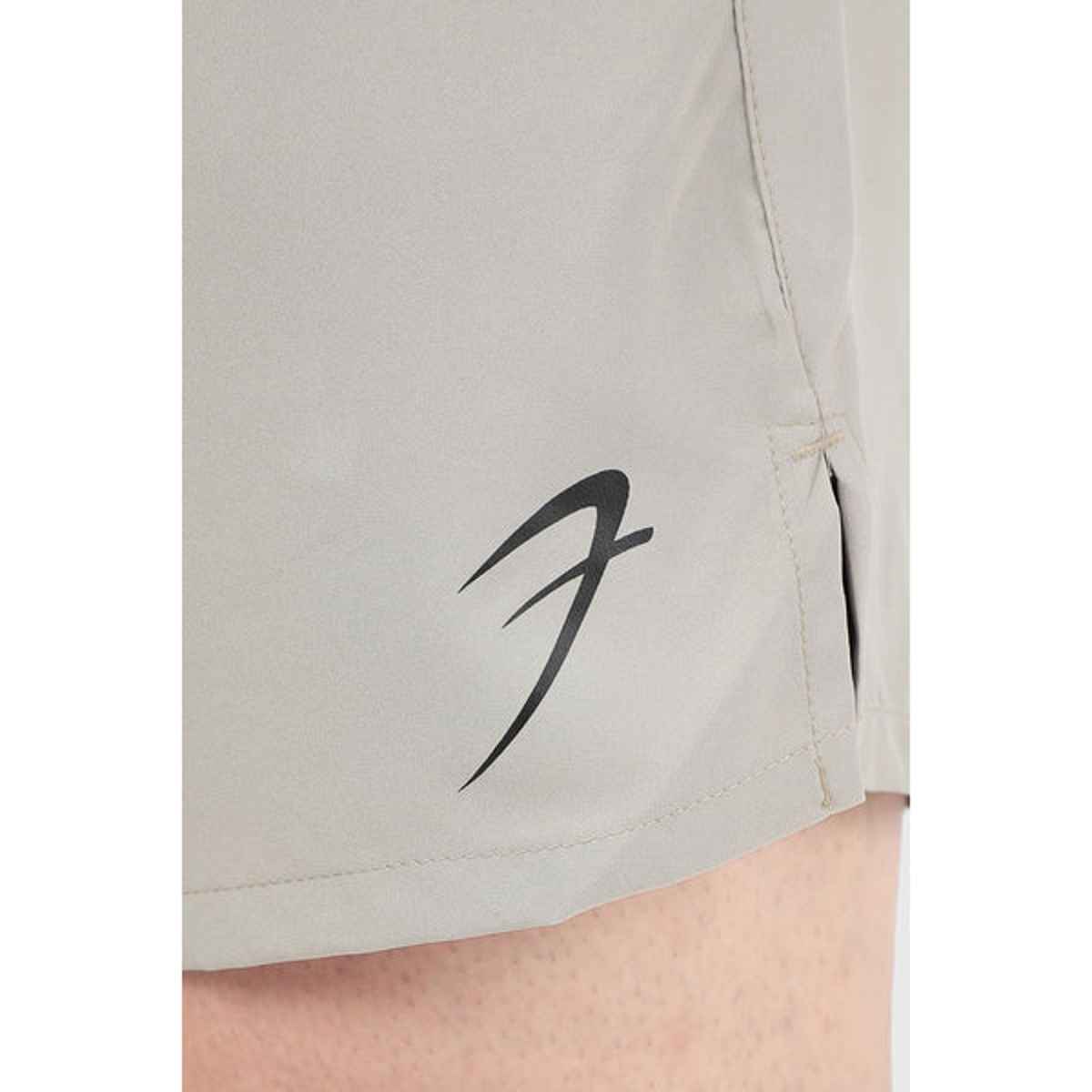 Fuaark Men's 2 in 1 Compression Shorts | Beige - XL
