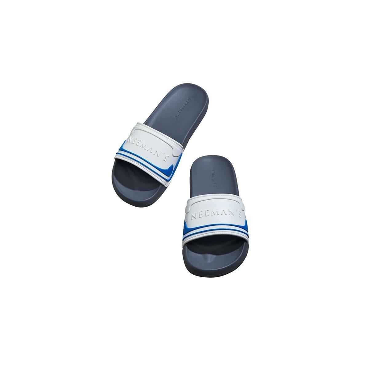 Neeman's Travel Slides | Off white / Grey | Size- 9