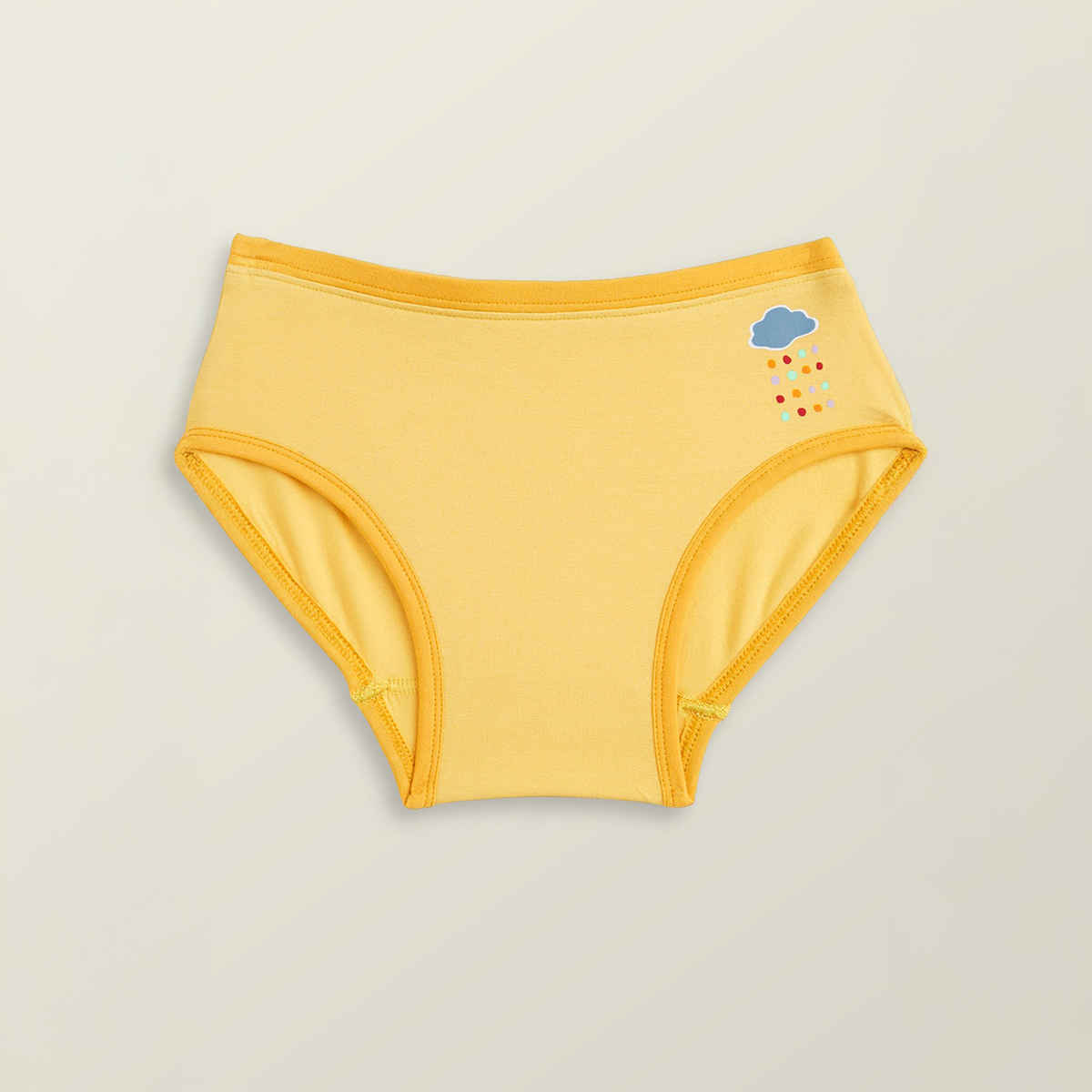 XY Life Hipsters for Girls, Modal, Antimicrobial - Violet+Minion Yellow | 7-8Y| Pack Of 2 Panty