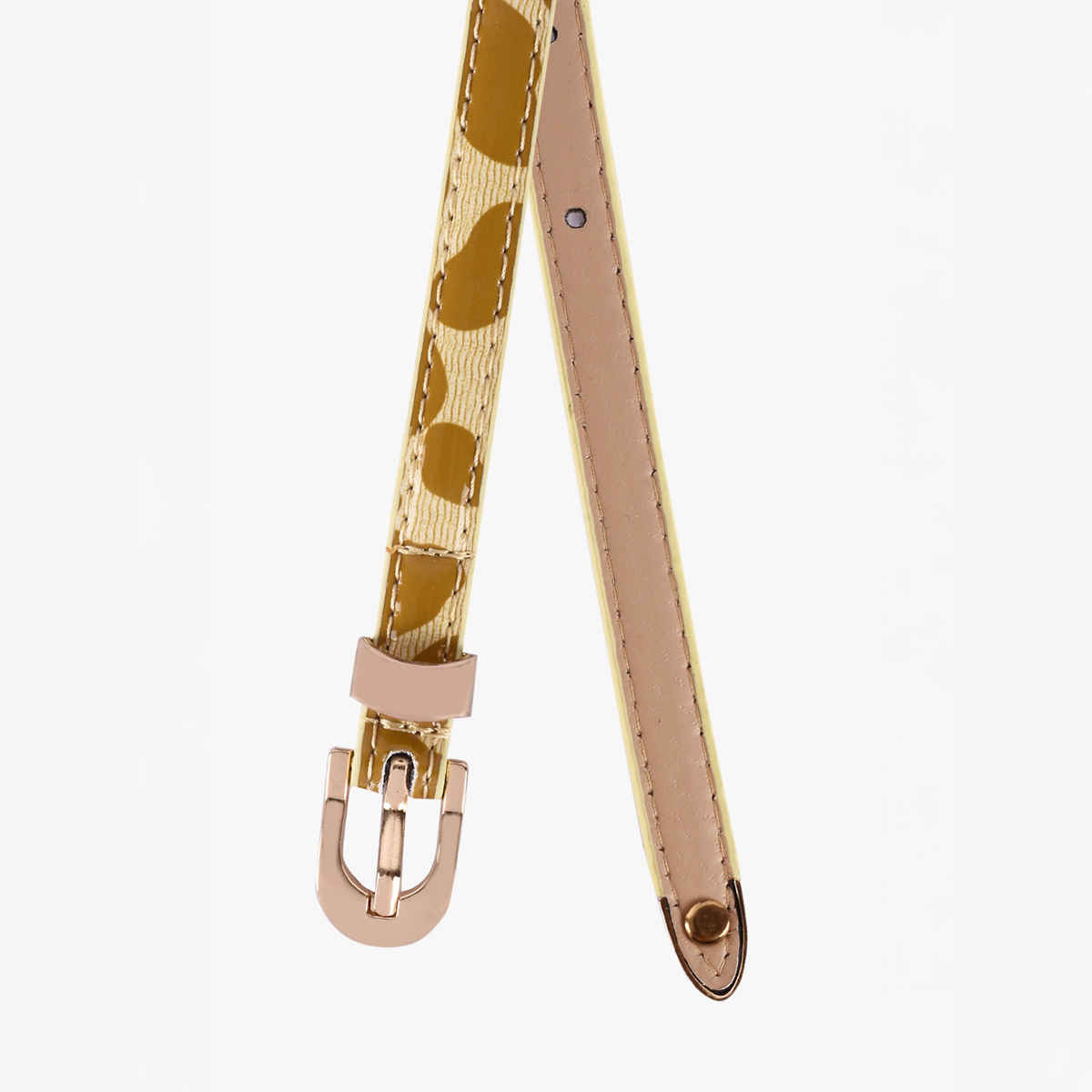 Buckleup Women's Belt | Model-Bublt2196 | Yellow