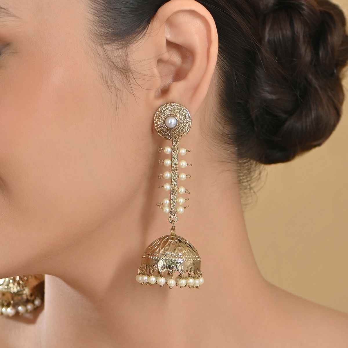 Fida Divine Dome Bells Jhumka Earrings
