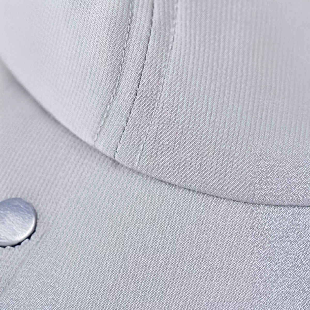 Decathlon Forclaz Unisex Solid Polyester Travel Cap | Light Grey