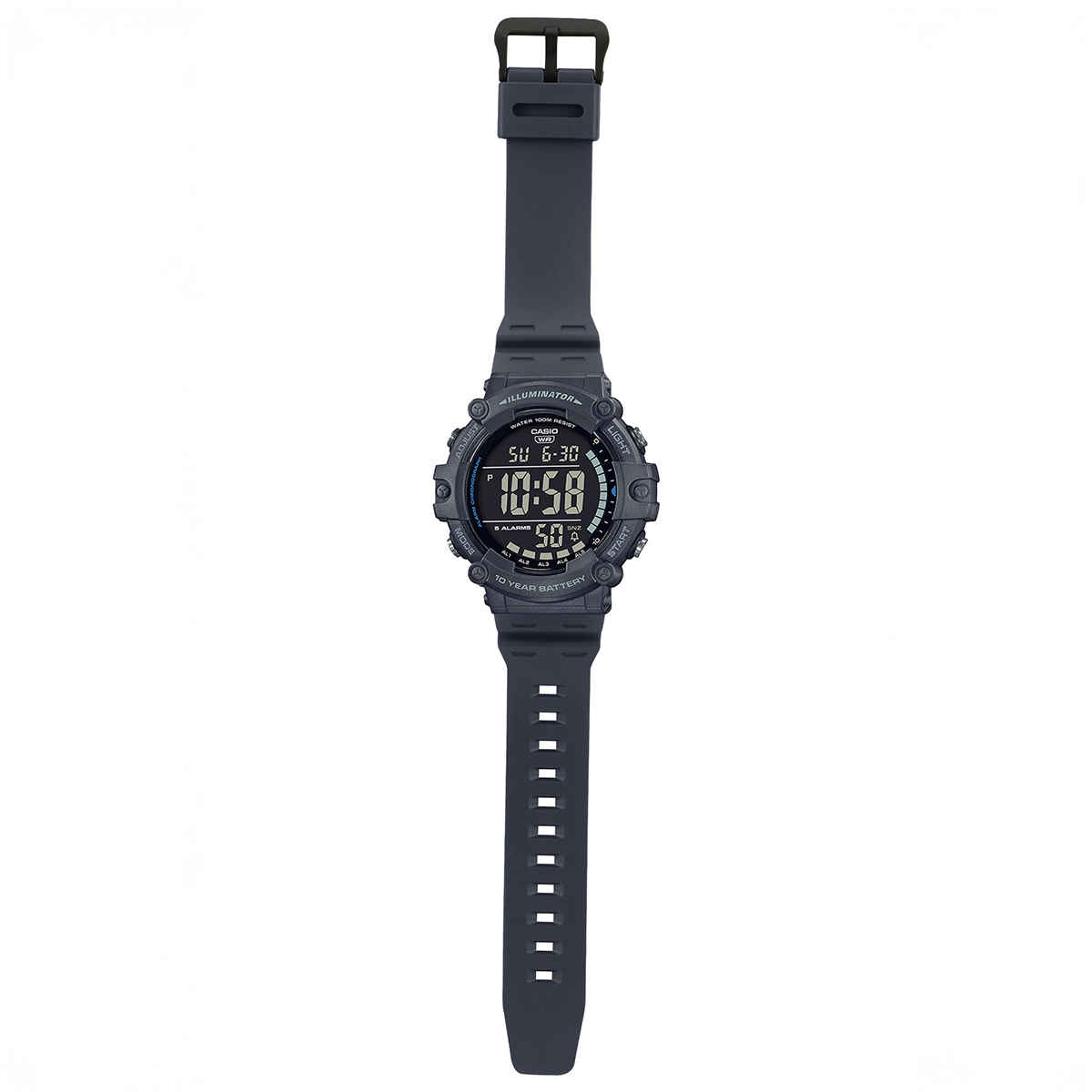 Casio Men's Youth Series Digital Black Dial Watch | AE-1500WH-8BVDF (D219)