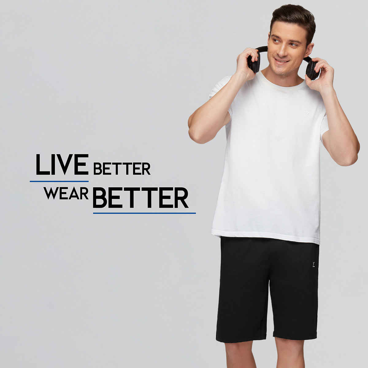 XYXX Ace Cotton Modal solid Shorts | 2 Side Pocket with zip | Black- M